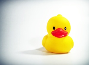 yellow bath duck toy